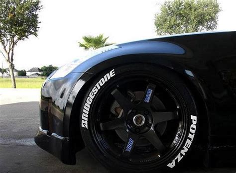 bridgestone potenza white letter racing tires